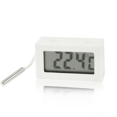 Mini LCD Indoor Digital Thermometer Centigrade DisplayWhite - Click Image to Close